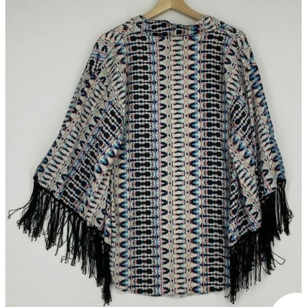 Fun & Flirt Fringe Women's Cardigan Multicolor